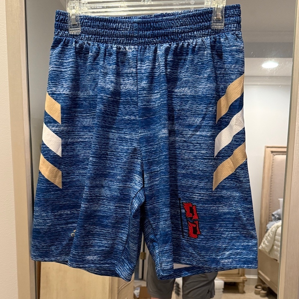 TULSA Men’s Basketball Gold and Blue Practice Shorts (41)